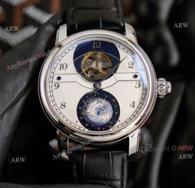 Replica Montblanc Tourbillon Geosphere Watch White Face 42mm 